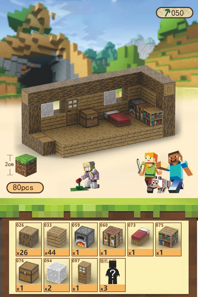 Magnetic Mine Building Blocks