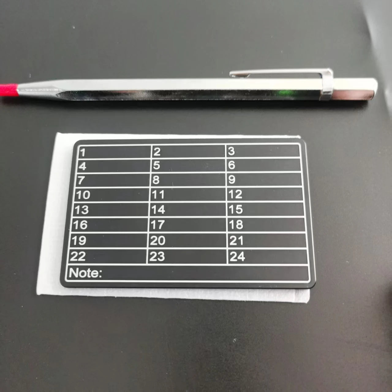 Metal Seed Phrase Backup