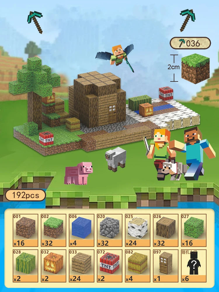 Magnetic Mine Building Blocks