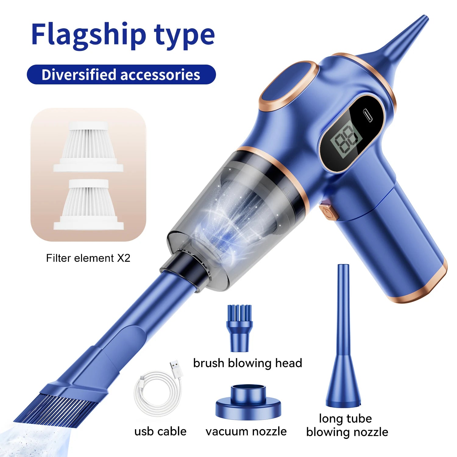 Portable High-Power Mini Vacuum