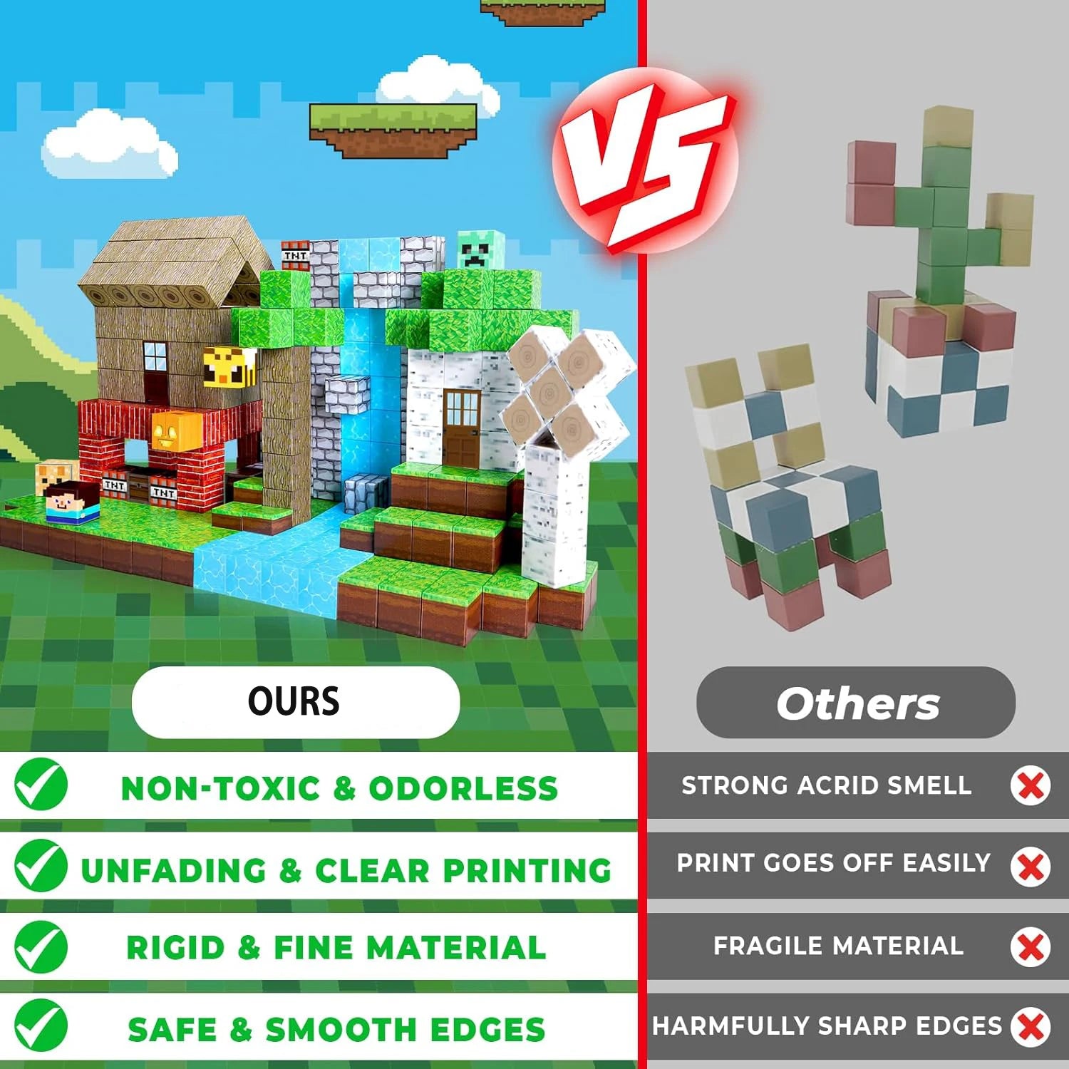 Magnetic Mine Building Blocks