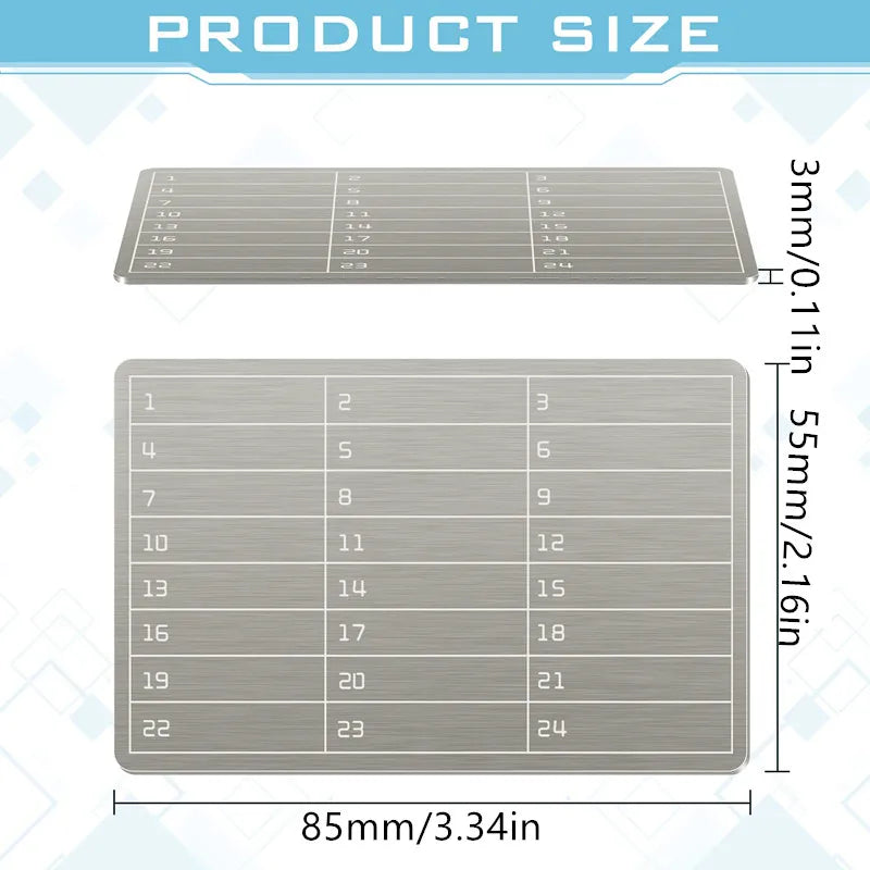 Metal Seed Phrase Backup